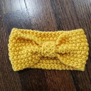 Yellow Knitted Headband